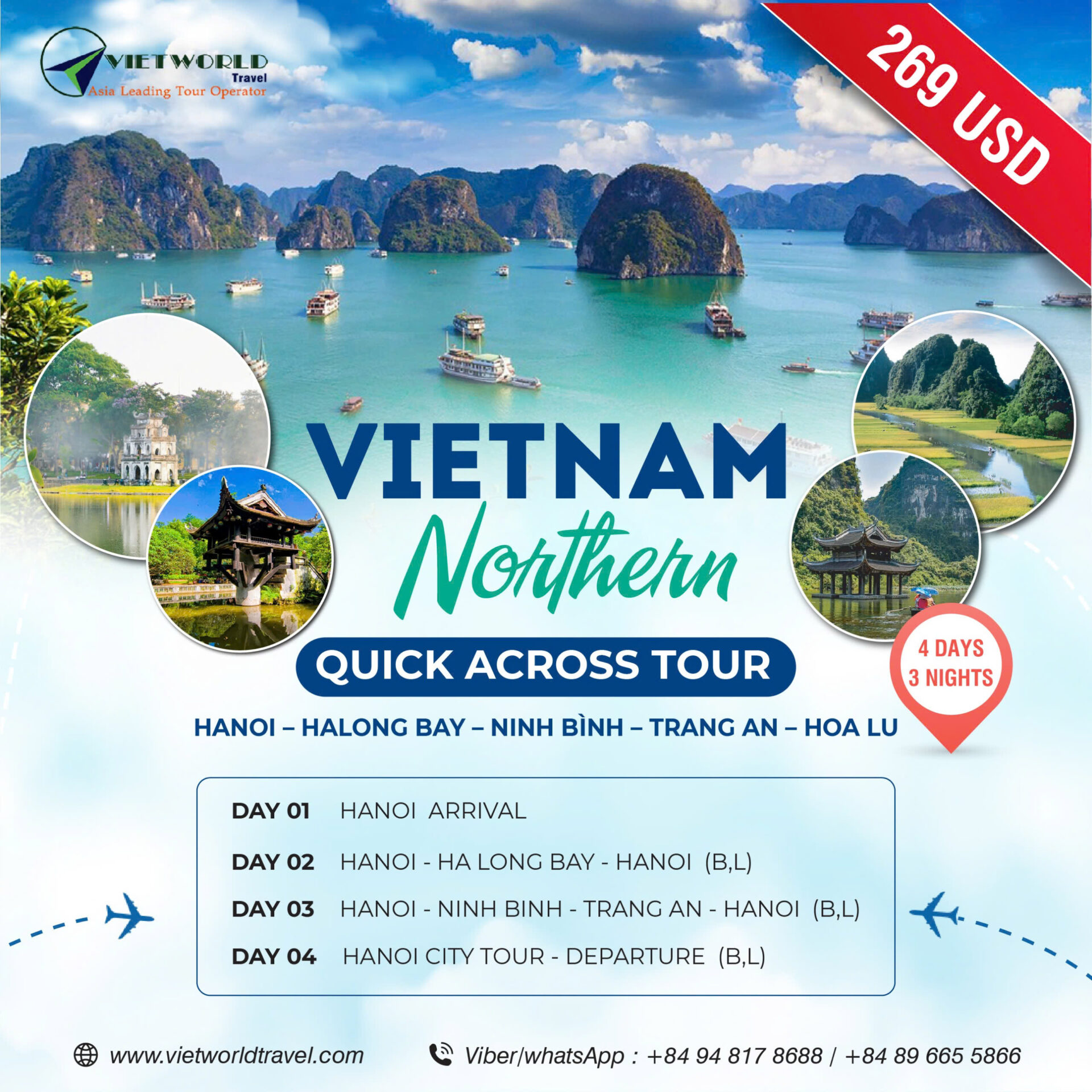 Vietnam Northern sharing tour 4D3N